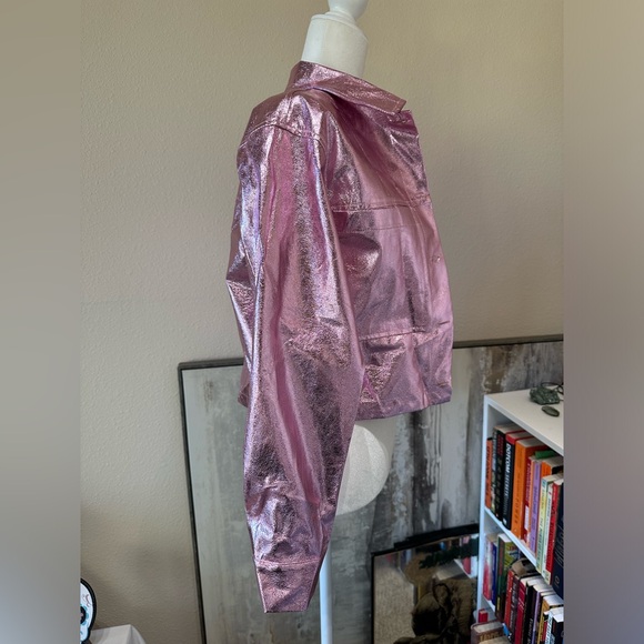 Barbie pink shiny jacket size small - Picture 5 of 10